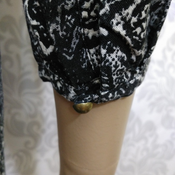 Ecote Urban Outfitters Grey Snake Print Boho Embroidered Mini Dress size S - Picture 6 of 8